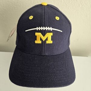 Vintage Michigan Wolverines‎ Strapback Hat Big House Football Puma NWT